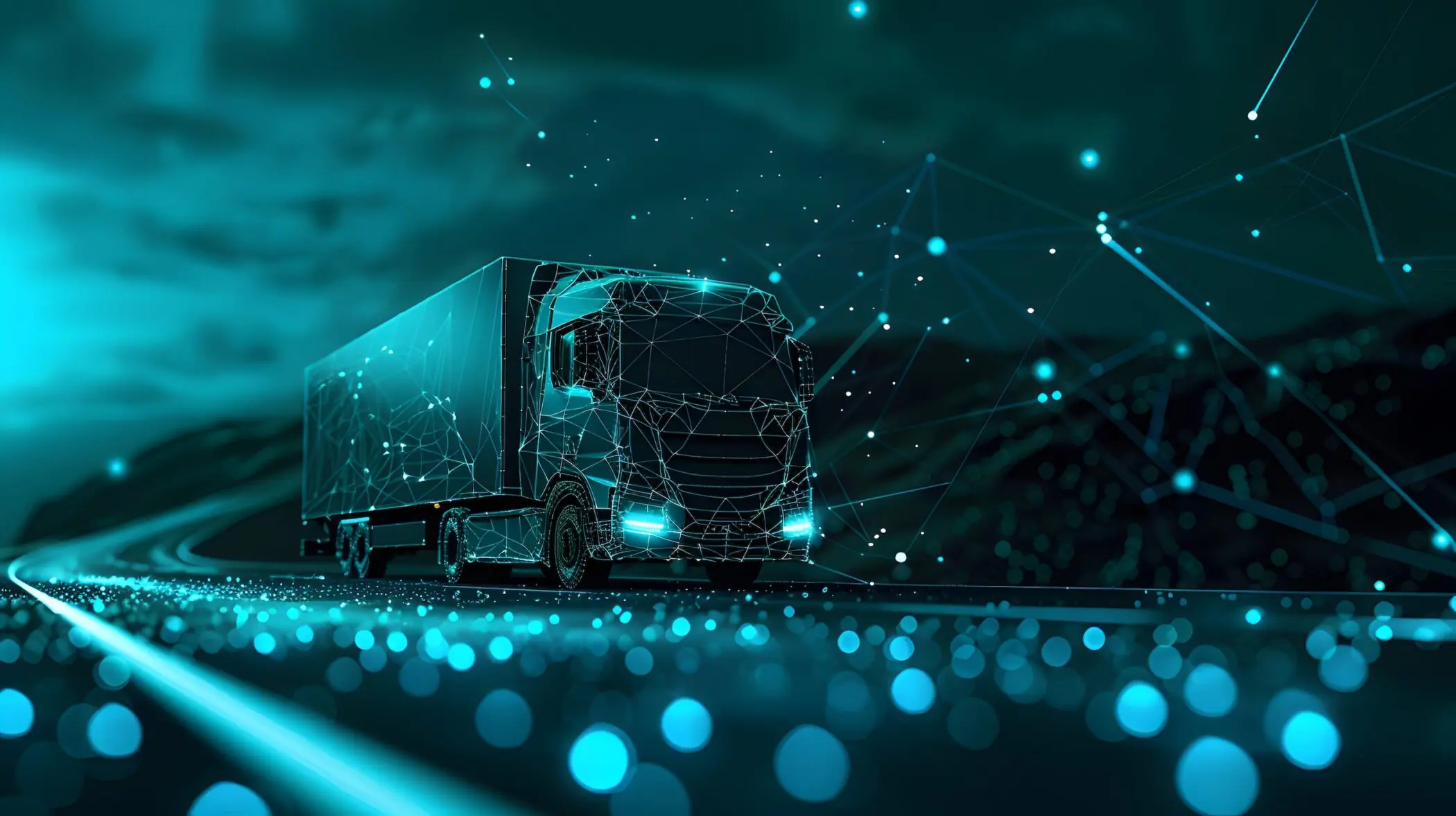 13CS-truck-driving-road-with-binary-code-generative-ai