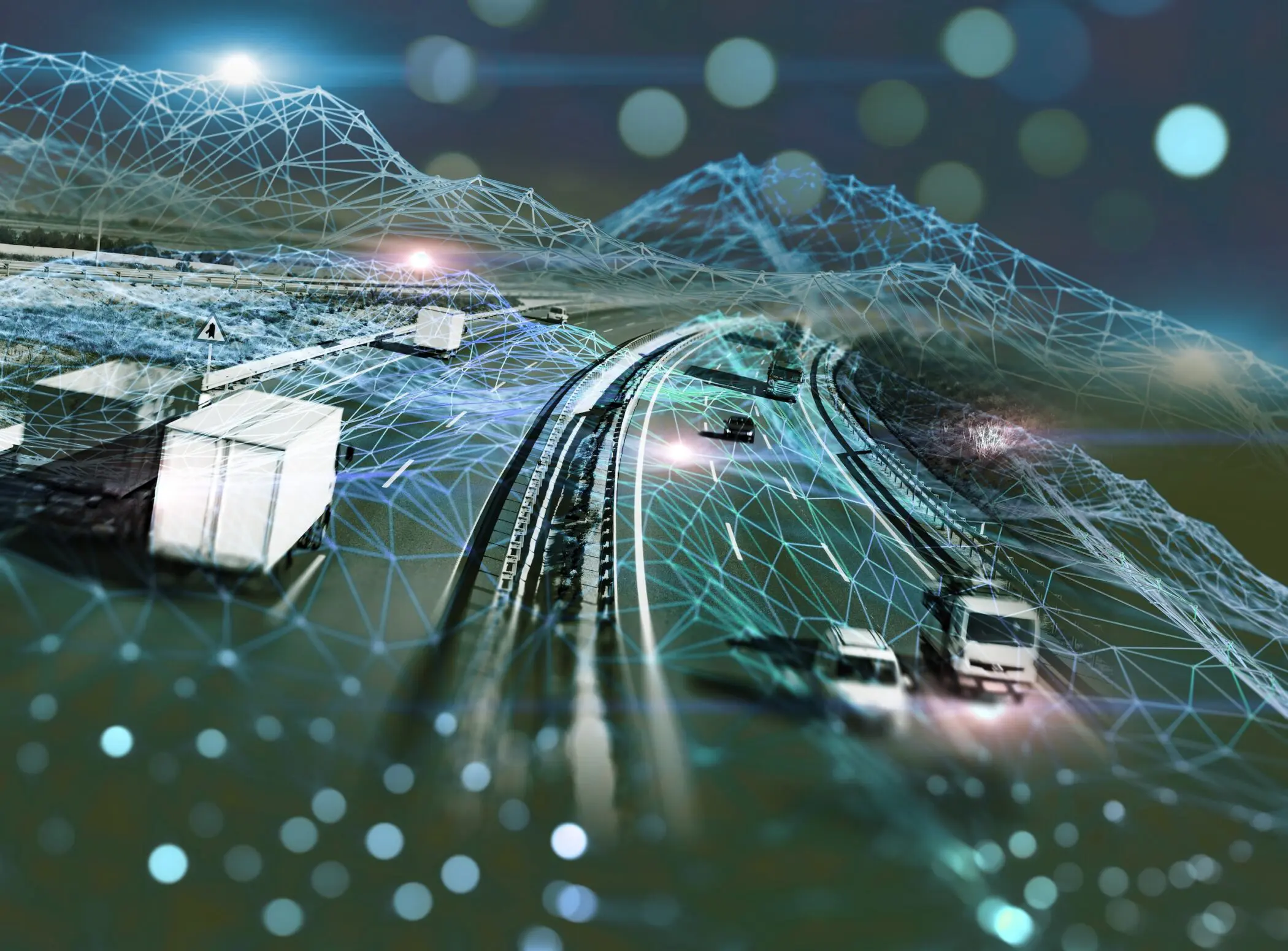 13CS-abstract-design-background-trucks-transport-tracking-highway-delivering