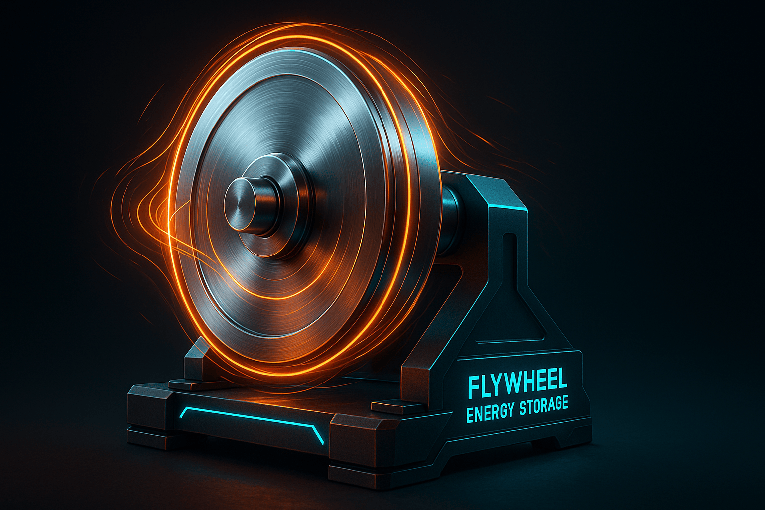 Flywheel UPS kinetic energy storage system