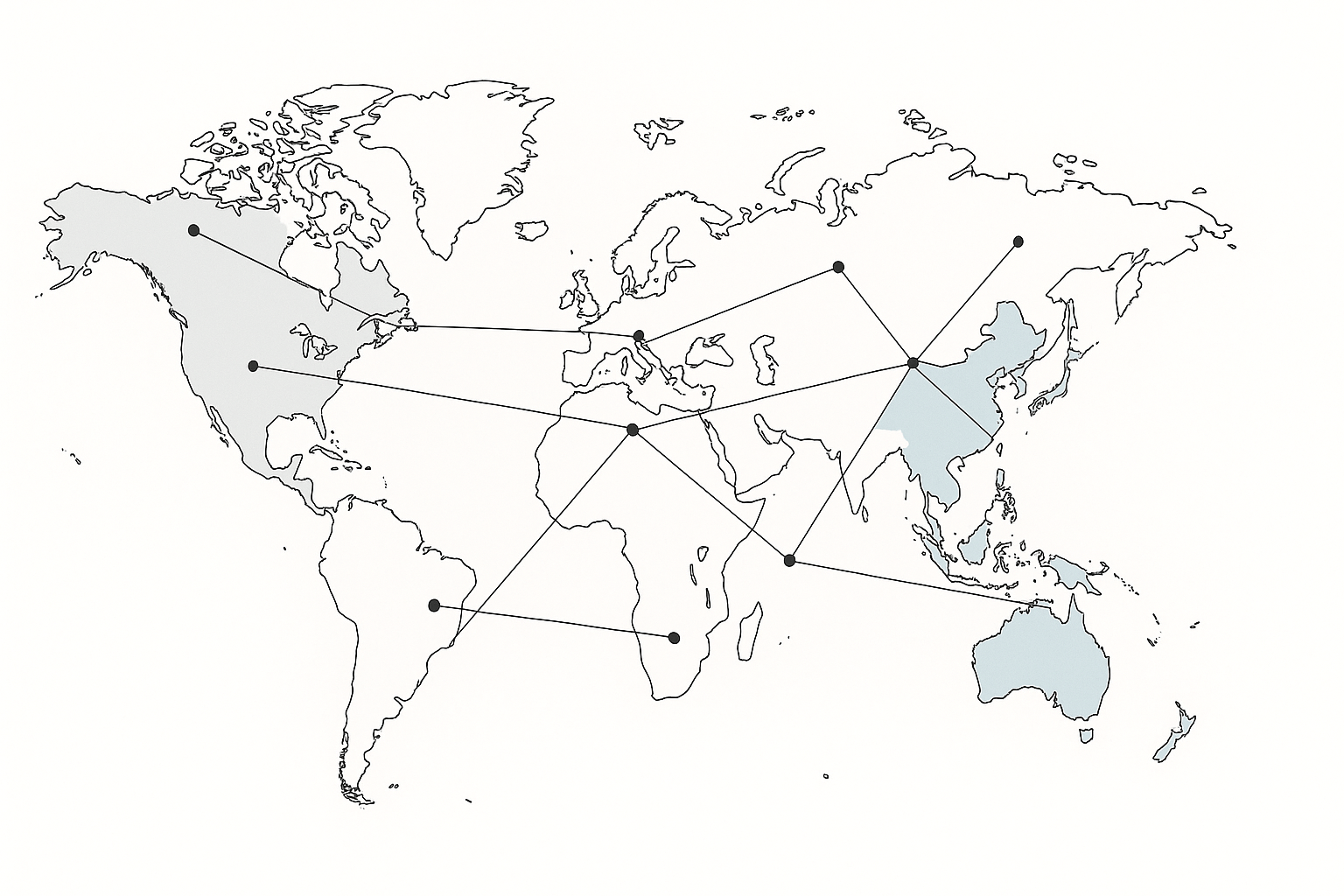 Global UPS market regional distribution map