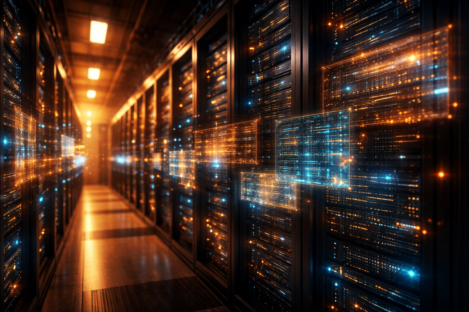 Data center with holographic IaC code overlay
