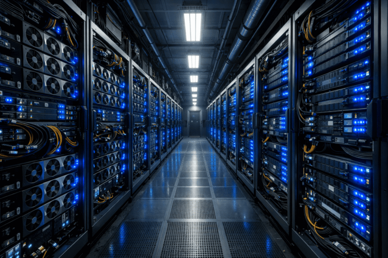 GPU data center server racks infrastructure