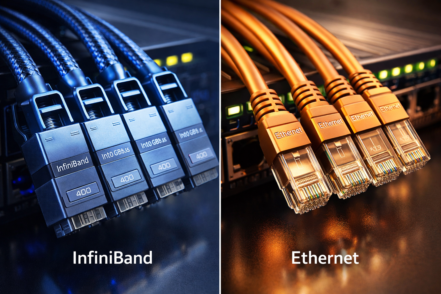 InfiniBand Ethernet network comparison