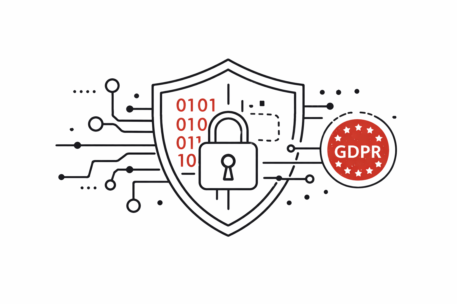 Data sovereignty compliance shield diagram
